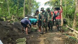 Karya Bakti TNI SATKORWIL KODIM 0730/GUNUNGKIDUL